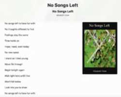 Free download No Songs Left free photo or picture to be edited with GIMP online image editor