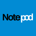 Notepod  screen for extension Chrome web store in OffiDocs Chromium