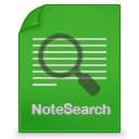 NoteSearch  screen for extension Chrome web store in OffiDocs Chromium
