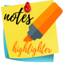 notes + highlighter | notes Box  screen for extension Chrome web store in OffiDocs Chromium