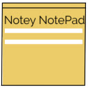 Notey Notepad  screen for extension Chrome web store in OffiDocs Chromium