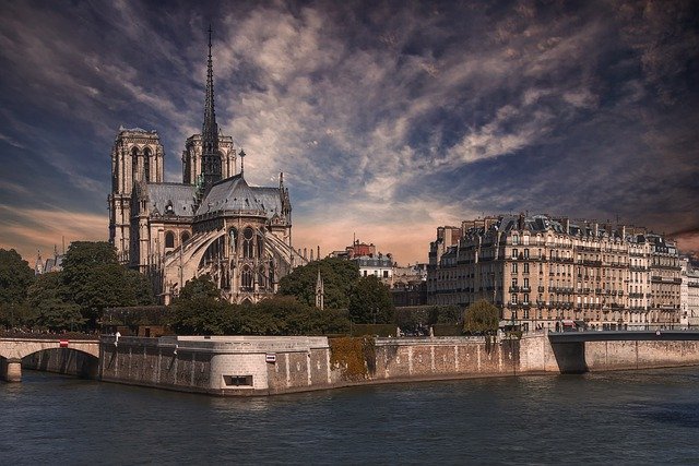 Free graphic notre dame paris cathedral river to be edited by GIMP free image editor by OffiDocs
