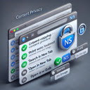 NS Copyright  screen for extension Chrome web store in OffiDocs Chromium