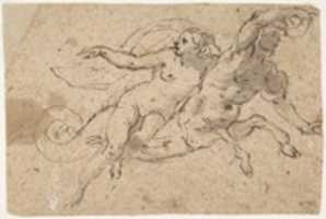Free download Nude Female Riding on a Tritons Back free photo or picture to be edited with GIMP online image editor