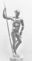 Free download Nude Warrior with Helmet, Spear and Sword free photo or picture to be edited with GIMP online image editor