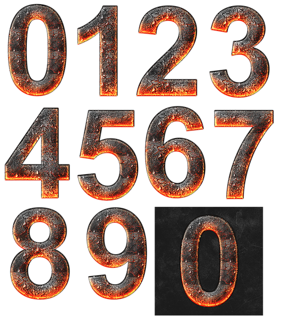 Free graphic Numbers Lava Digit -  to be edited by GIMP free image editor by OffiDocs