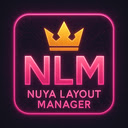 NUYA Layout Manager  screen for extension Chrome web store in OffiDocs Chromium