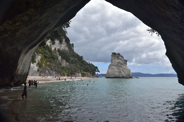 Free download nz beach ocean sea travel summer free picture to be edited with GIMP free online image editor