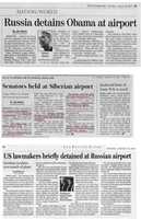 Free download Obama Detained In Russia 2005 on way to Ukraine free photo or picture to be edited with GIMP online image editor