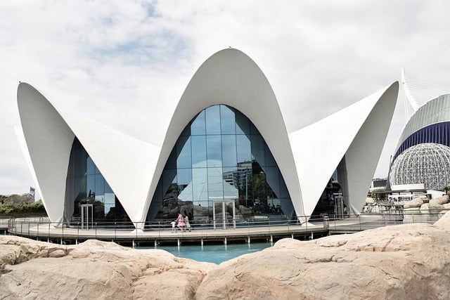Free download oceanarium valencia building free picture to be edited with GIMP free online image editor