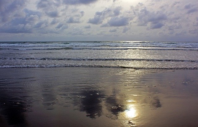 Free download Ocean Evening Sun -  free illustration to be edited with GIMP free online image editor