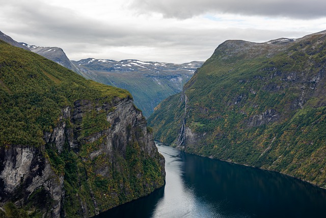 Free download ocean fjord alps geiranger norway free picture to be edited with GIMP free online image editor