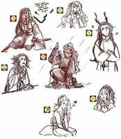 Free download OC: Expression Sheet Doodles free photo or picture to be edited with GIMP online image editor