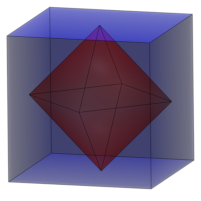 Free download Octahedron 3D Geometry Platonic -  free illustration to be edited with GIMP free online image editor