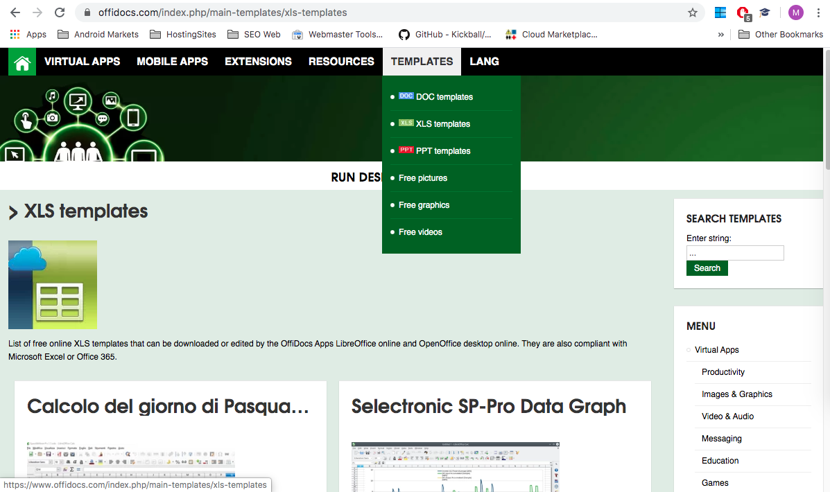 ใช้เทมเพลต Microsoft Excel ฟรีกับ OffiDocs