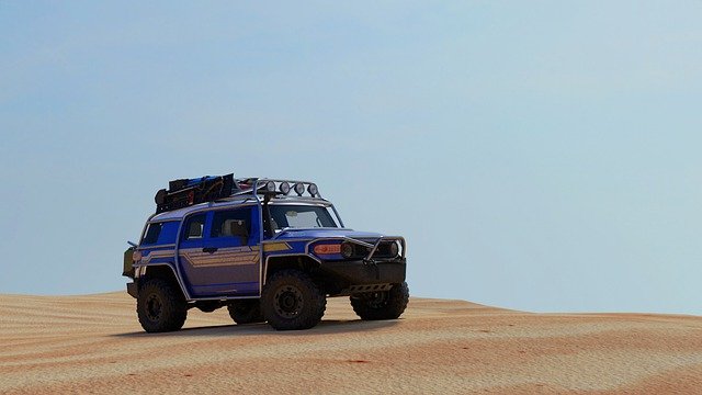 Free download off road vehicle 4x4 car desert free picture to be edited with GIMP free online image editor