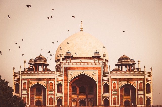 Gratis download Old Buildings Mughals Delhi - gratis gratis foto of afbeelding om te bewerken met GIMP online afbeeldingseditor