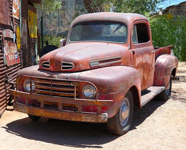 Free download old car rusty lorry pickup red free picture to be edited with GIMP free online image editor
