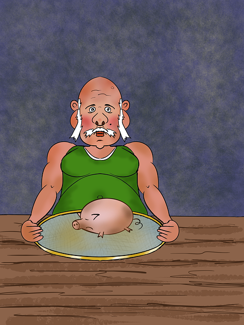 Free download Old Man Meat Food -  free illustration to be edited with GIMP online image editor