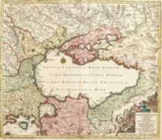 Free download Old map of Ukraine : Nova et Accurata Tartariae Europae seu Minoris et in specie Crimeae, 1740 free photo or picture to be edited with GIMP online image editor
