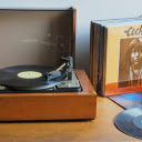 Old record player  screen for extension Chrome web store in OffiDocs Chromium