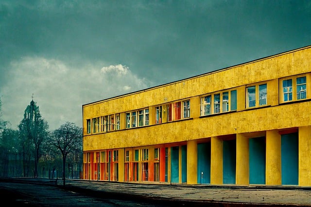 Free download old school building yellow building free picture to be edited with GIMP free online image editor