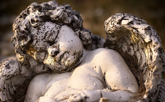 Free download old statue cherub sleeping cherub free picture to be edited with GIMP free online image editor