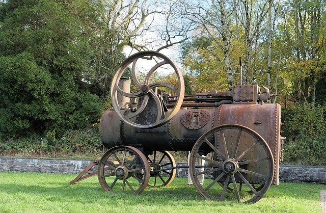 Free download Old Steam Engine Railway -  free photo or picture to be edited with GIMP online image editor