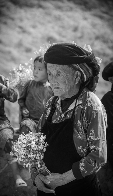 Free download old woman travel vietnam mountain free picture to be edited with GIMP free online image editor
