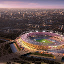 Olympic Stadium Under Sunset Glow  screen for extension Chrome web store in OffiDocs Chromium