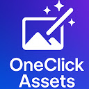 OneClick Assets  screen for extension Chrome web store in OffiDocs Chromium