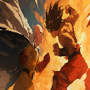 One Punch Man vs Goku Epic Battle Live Wallpaper  screen for extension Chrome web store in OffiDocs Chromium