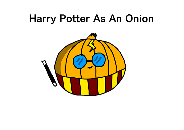 Download gratuito Cipolla Harry Potter Cool - illustrazione gratuita da modificare con l'editor di immagini online gratuito GIMP