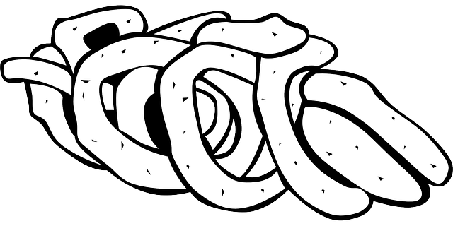 Free download Onion Rings Fried Food - Free vector graphic on Pixabay free illustration to be edited with GIMP free online image editor