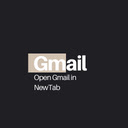 Open Gmail in NewTab  screen for extension Chrome web store in OffiDocs Chromium
