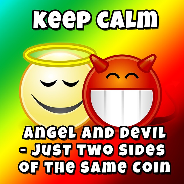 Free download opposites angel devil good evil free picture to be edited with GIMP free online image editor