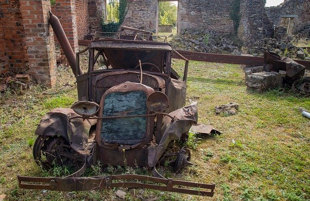 Free download Oradour-Sur-Glane The Second World -  free photo or picture to be edited with GIMP online image editor