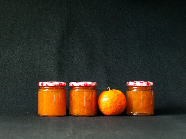 Free download Orange Jam Jar -  free photo or picture to be edited with GIMP online image editor