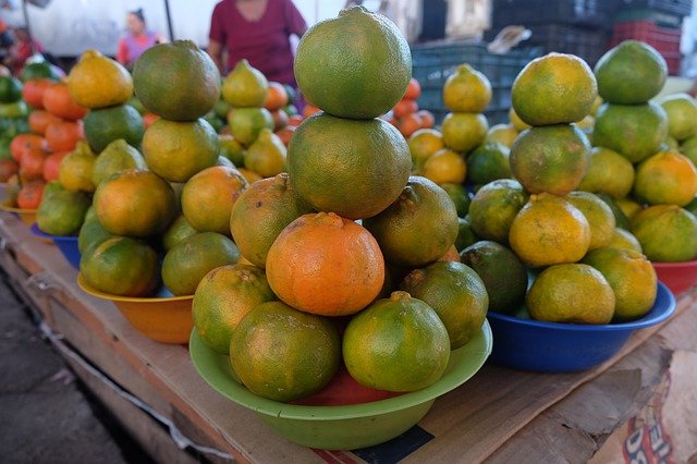 Free download oranges vitamin c markets campeche free picture to be edited with GIMP free online image editor