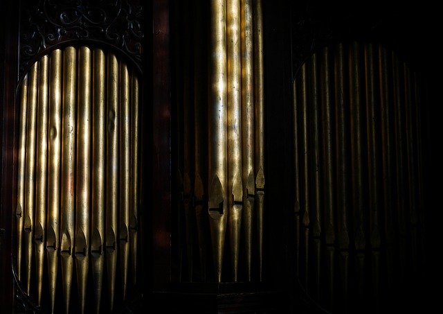 Download gratuito di Organ Pipes Church Stamford: foto o immagini gratuite da modificare con l'editor di immagini online GIMP