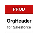 Org Header for Salesforce®  screen for extension Chrome web store in OffiDocs Chromium