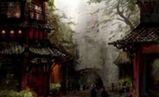 Free download Oriental / Japanese Landscape Concept Art free photo or picture to be edited with GIMP online image editor