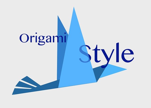 Free download Origami Logo Illustration -  free illustration to be edited with GIMP free online image editor