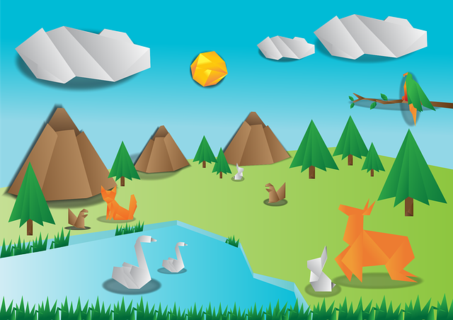 Free download Origami Wild Paper Animals Vector - Free vector graphic on Pixabay free illustration to be edited with GIMP free online image editor