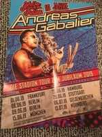 Free download Original ANDREAS GABALIER Konzert poster free photo or picture to be edited with GIMP online image editor