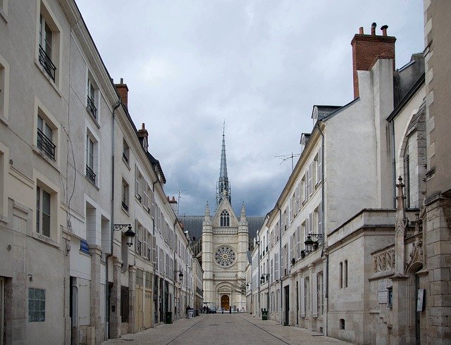 Free download Orleans Cathedral Street -  free photo template to be edited with GIMP online image editor