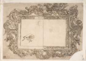 Free download Ornamental Picture Frame Decorated Alternatively with Putti, Angels, Volutes and Garlands free photo or picture to be edited with GIMP online image editor