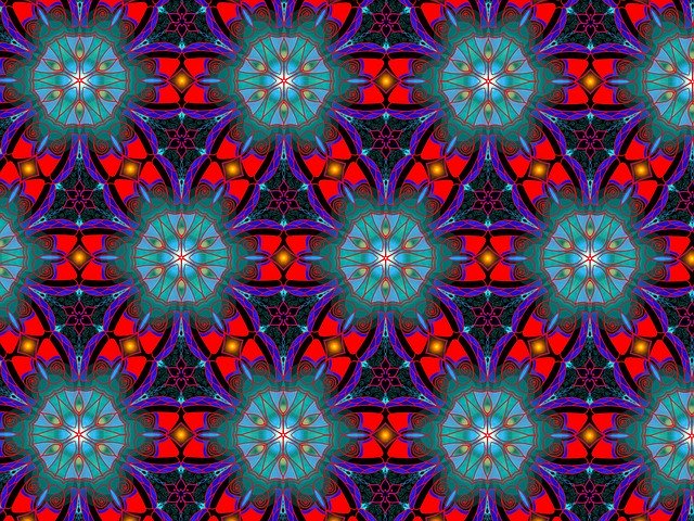 Free download Ornament Colorful Background -  free illustration to be edited with GIMP free online image editor