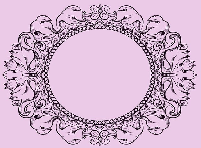 Free download Ornate Picture Frame Decoration -  free illustration to be edited with GIMP free online image editor