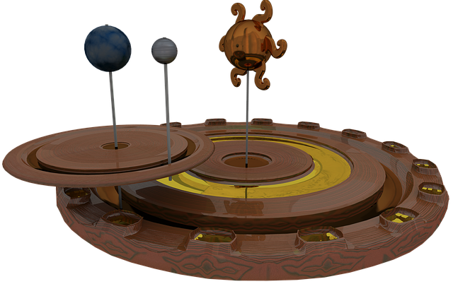Free download Orrery Earth Moon -  free illustration to be edited with GIMP free online image editor